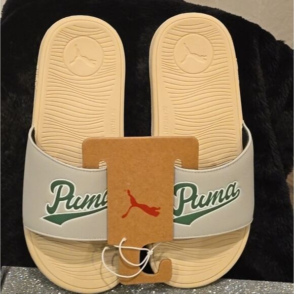 Puma Cool Cat 2.0 Retro Court Signature Logo Slide Sandals - Picture 5 of 6